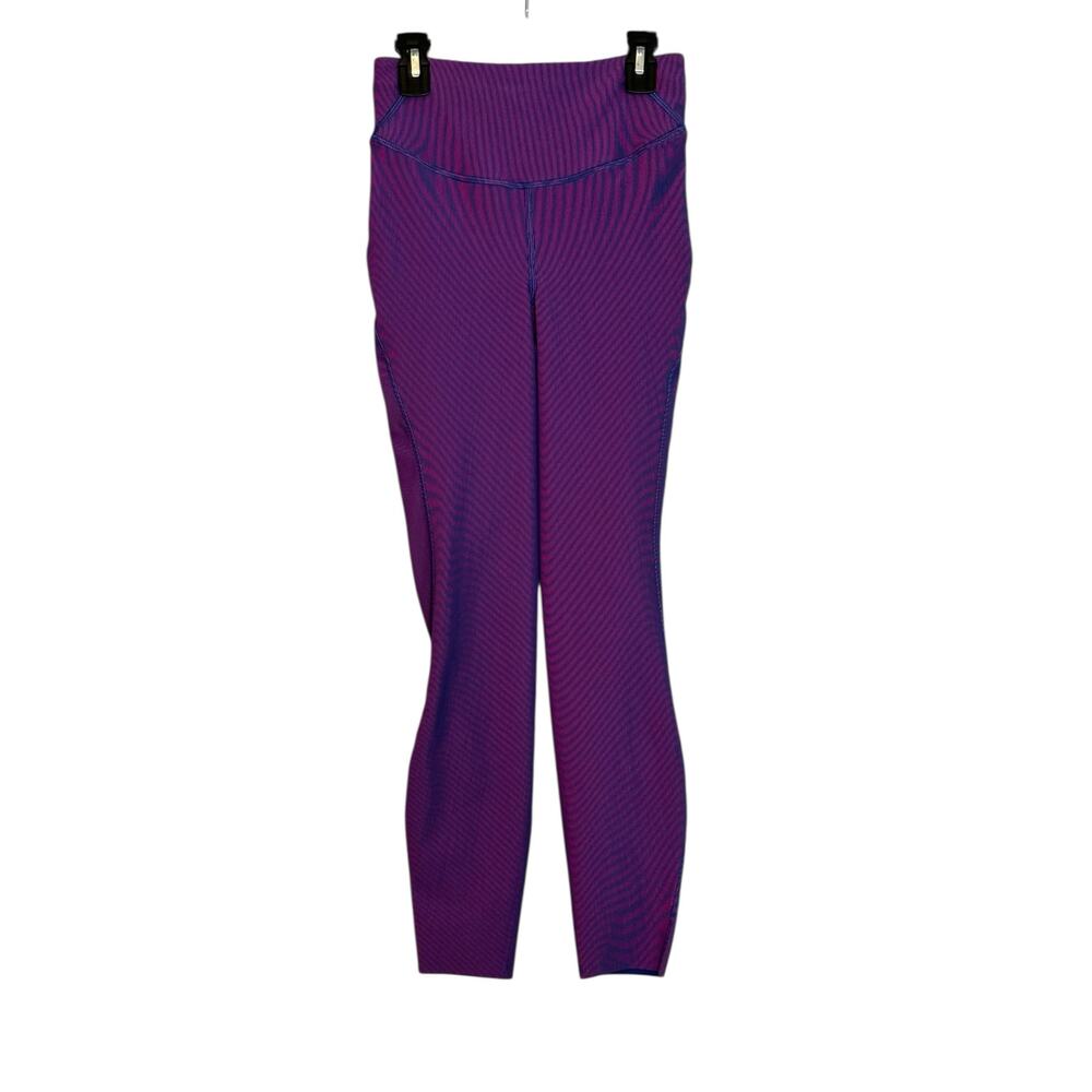 Lululemon sonic pink ribbed base pace high-rise tight 25" leggings size 4 - Picture 9 of 10